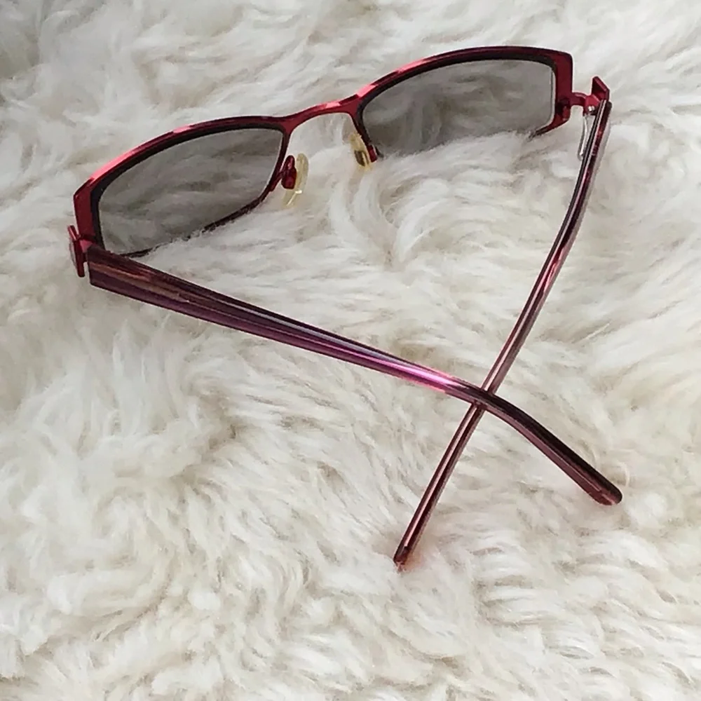 Skaga Eyeglasses 3404 Scandinavian Eyewear -Red, Pink and Orange Titanium Frame. - Picture 12 of 16